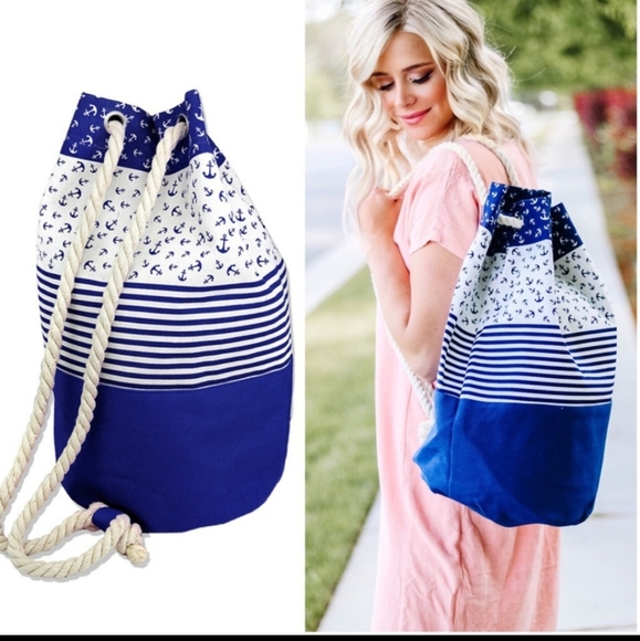 Nautical bucket bag - Picture 2 of 9